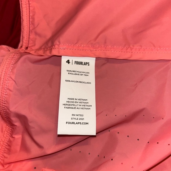 Fourlaps Women’s Pink and Wine Windbreaker Jacket Sz M   $178 - Picture 10 of 10